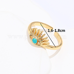 Brass Enamel Open Cuff Rings&nbsp;OW5240-1