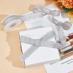 10 Yards Polyester Ribbons with Fringe Edge&nbsp;OCOR-WH0070-120A