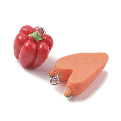 Opaque Resin Pendants&nbsp;RESI-Z038-10P