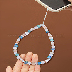 1Pc Acrylic Transparent Bead Mobile Straps&nbsp;HJEW-LP0001-64
