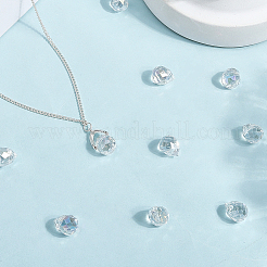 120Pcs Transparent Glass Beads&nbsp;GLAA-SP0001-42