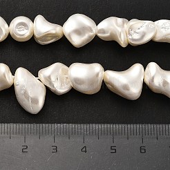 Electroplated Shell Pearl Beads Strands&nbsp;BSHE-C009-01B