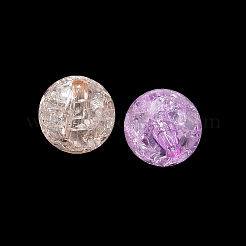 Transparent Crackle Acrylic Beads&nbsp;AC-CBA4496-12C