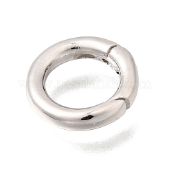 Brass Spring Gate Rings&nbsp;KK-C255-06P