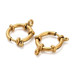 304 Stainless Steel Spring Ring Clasps&nbsp;STAS-K288-03E-G