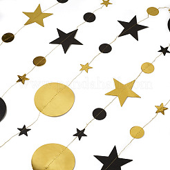 3 Bags Round & Star Paper Hanging Streamers&nbsp;FEPA-TA0001-03