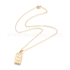 (Jewelry Parties Factory Sale)304 Stainless Steel Pendant Necklaces&nbsp;NJEW-F275-44G