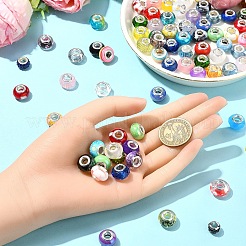 15 Colors Resin European Beads&nbsp;RESI-YW0001-91