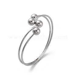 304 Stainless Steel Bangles for Women&nbsp;STAS-Z114-11P
