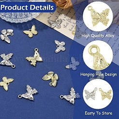 18Pcs 6 Styles Alloy Pendants&nbsp;FIND-YW0011-81