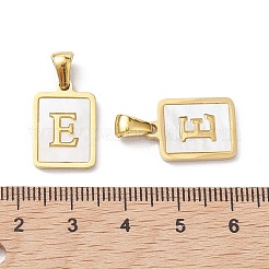 Ion Plating(IP) 304 Stainless Steel Pave Shell Pendants&nbsp;X-STAS-G327-01G-E