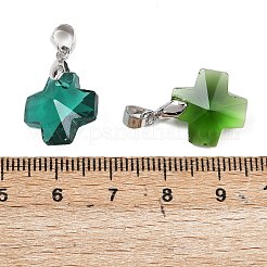 Glass Charms&nbsp;PALLOY-JF03997-02