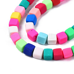 Handmade Polymer Clay Beads Strands&nbsp;CLAY-T020-09