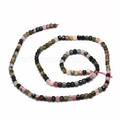 Natural Multicolor Tourmaline Beads Strands&nbsp;G-E576-66