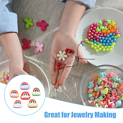 250pcs 10 Colors Handmade Polymer Clay Beads&nbsp;CLAY-DC0001-02