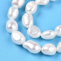 Natural Cultured Freshwater Pearl Beads Strands&nbsp;PEAR-N014-05F-01