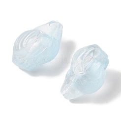 Transparent Spray Paint Glass Beads&nbsp;GLAA-Z011-12H