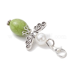 Crackle Acrylic Imitation Turquoise Bead Pendant Decorations&nbsp;KEYC-JM03891