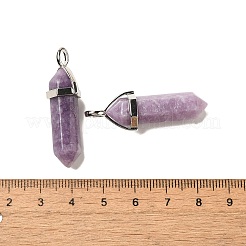 Natural Lepidolite Pointed Pendants&nbsp;X-G-G025-01P-30