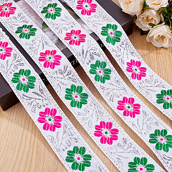 Polyester & Metallic Ribbon&nbsp;OCOR-WH0070-315B
