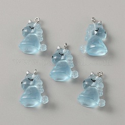 Luminous Transparent Resin Pendants&nbsp;RESI-SZC0002-07A