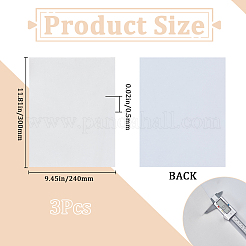 Rectangle Self Adhesive Velvet Patches&nbsp;AJEW-WH20011-11B