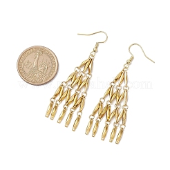 304 Stainless Steel Bar Link Chain Dangel Earrings&nbsp;EJEW-JE05839-01