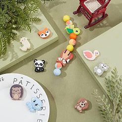 10Pcs 10 Style Silicone Beads&nbsp;SIL-CA0001-27