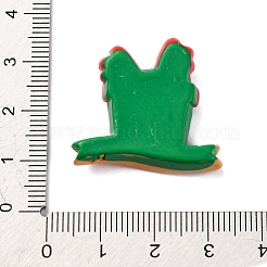 Christmas Series Opaque Resin Cabochons&nbsp;RESI-Q010-02E
