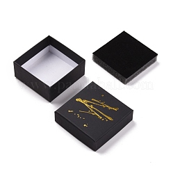 Hot Stamping Cardboard Jewelry Packaging Boxes&nbsp;CON-B007-01B