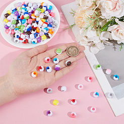 600Pcs 12 Colors Opaque Resin Beads&nbsp;RESI-GO0001-08
