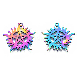 201 Stainless Steel Pendants Ion Plating(IP)&nbsp;STAS-N098-052M