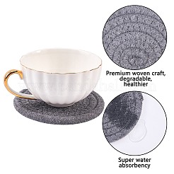 Cotton Thread Weave Hot Pot Holders&nbsp;DIY-NB0003-20