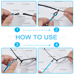 6Pcs 6 Colors Faux Suede Neck Strap for Eyeglasses&nbsp;AJEW-CL0001-48B