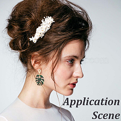 Teardrop Brass Stud Earring Findings&nbsp;KK-CN0003-41