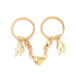 Alloy Yeah Gesture Pendant Keychains&nbsp;KEYC-JKC00425-02