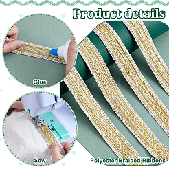 5 Yards Polyester Braided Ribbons&nbsp;OCOR-PH0005-52