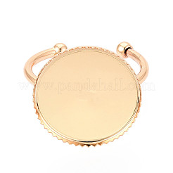 Brass Cuff Ring Findings&nbsp;KK-N276-03B-G