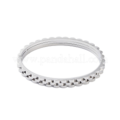 Non-Tarnish 304 Stainless Steel Hinged Bangles&nbsp;BJEW-P317-03P