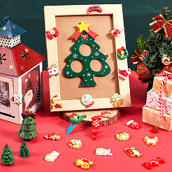 Christmas Opaque Resin Decoden Cabochons&nbsp;RESI-SP0001-03