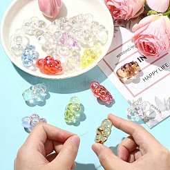 10Pcs Transparent Acrylic Beads&nbsp;PACR-YW0001-38