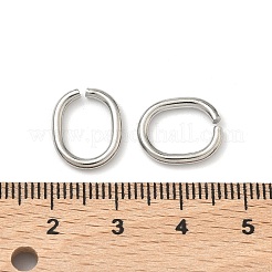 Tarnish Resistant 201 Stainless Steel Open Jump Rings&nbsp;X-STAS-M008-01