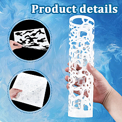 9Pcs 9 Styles PET Plastic Hollow Out Drawing Painting Stencils Templates Sets&nbsp;DIY-WH20081-050