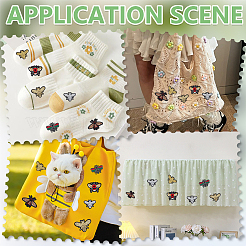 24Pcs 12 Styles Polyester Clothing Patches&nbsp;DIY-CY0003-74