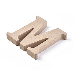 Letter Unfinished Wood Slices&nbsp;DIY-WH0162-62M