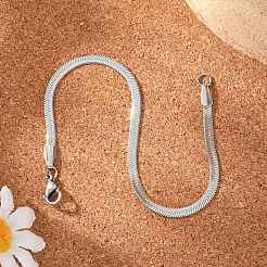 Tarnish Resistant 304 Stainless Steel Herringbone Chain Bracelets&nbsp;BJEW-P236-15P