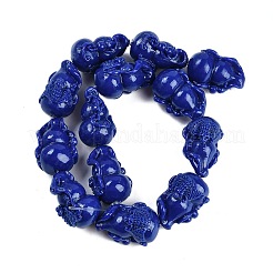 Synthetic Coral Carved Beads Strands&nbsp;CORA-M001-08