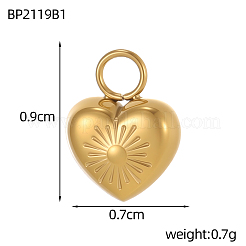 304 Stainless Steel Charms&nbsp;STAS-OY009-65G