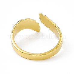 Ion Plating(IP) 304 Stainless Steel Cuff Ring for Women&nbsp;RJEW-C060-02G