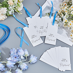 12Pcs Paper Seat Reserved Sign Hanging&nbsp;AJEW-SP0004-48A